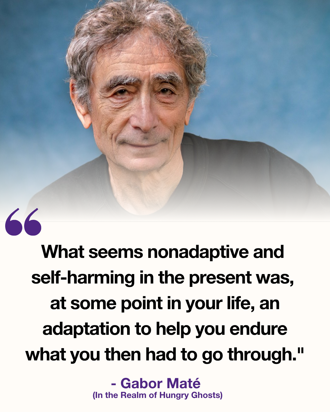 Quote Gabor Maté- Niurka's Blog : Transcending Secondary Gain
